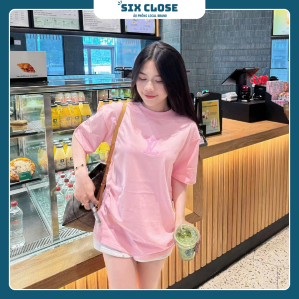 [SIX CLOSE] Áo Phông Nam Nữ HOT TREND Chất vải Cotton 100% Dày co giản 2 chiều unisex phông tay lỡ basic - Hình ảnh 3