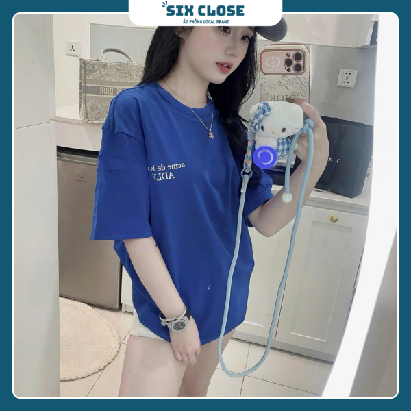 [SIX CLOSE] Áo Thun ADLV Xanh Dương – Basic Cực Chất - Hình ảnh 4