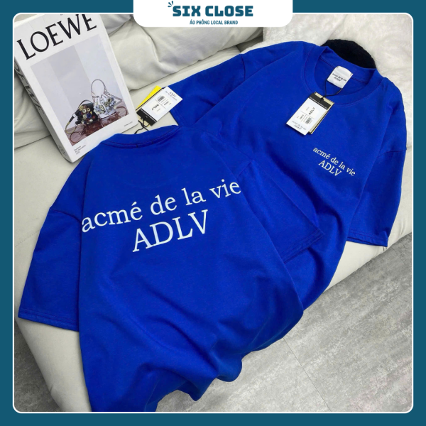 [SIX CLOSE] Áo Thun ADLV Xanh Dương – Basic Cực Chất