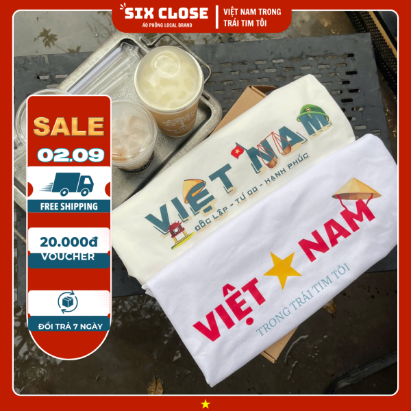 [SIX CLOSE] Áo Thun In Hình Việt Nam - Thời Trang Yêu Nước