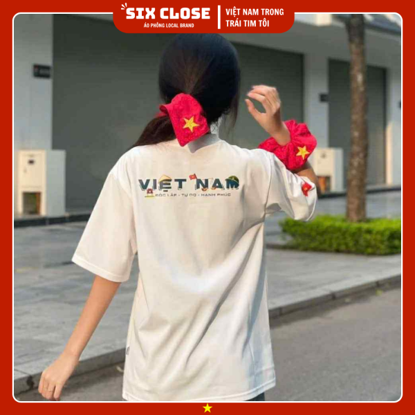 [SIX CLOSE] Áo Thun Unisex Hello Việt Nam – Thời Trang Yêu Nước - Hình ảnh 2