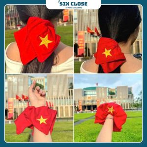 [Six Close] Scrunchie Sao Vàng